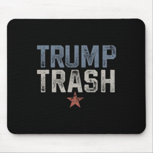 Trump Trash 2024 Grunge Vintage Garbyge For Trump Mouse Mat