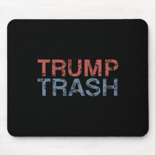 Trump Trash 2024 Retro Grunge Vintage Garbyge For Mouse Mat