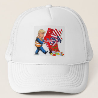 Trump trash and recycling cap