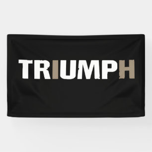 Trump Triumph 47th US President Banner