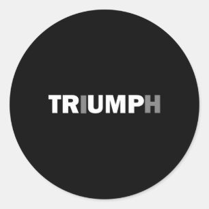 Trump Triumph Patriotic Shirt 1  Classic Round Sticker