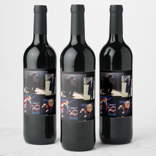 Trump Trump Trump Wine Label (Bottles)