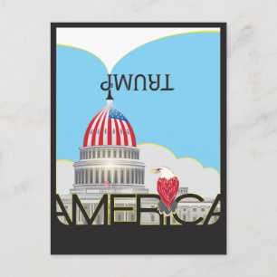 TRUMP Trumpet & Capitol Postcard