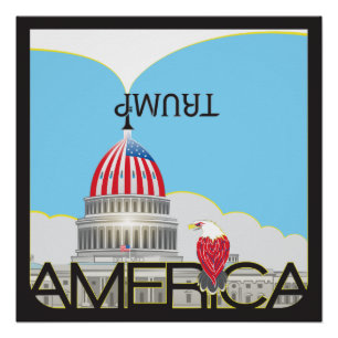 TRUMP Trumpet & Capitol Poster