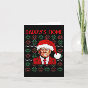 Trump Ugly Christmas Sweater Due To Inflation This Card
