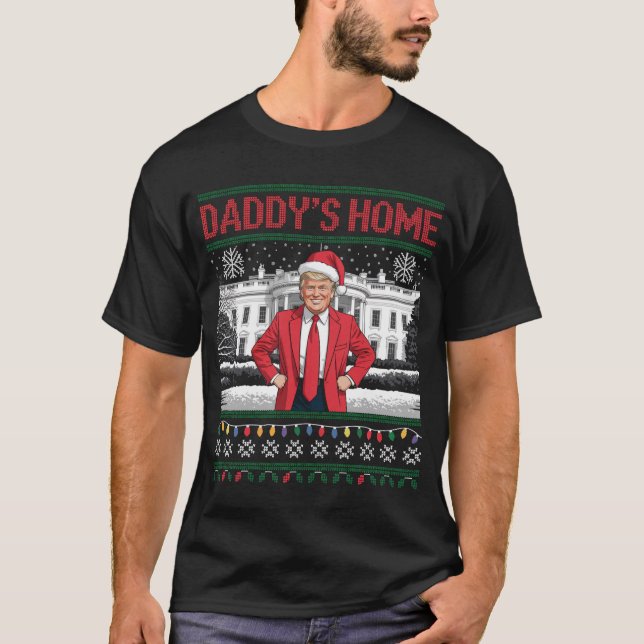 Trump Ugly Christmas Sweater Xmas (Front)