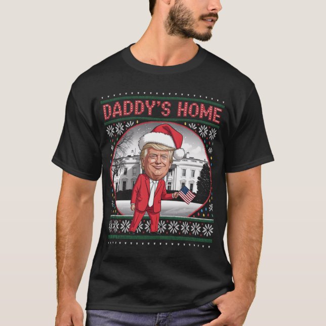 Trump Ugly Christmas Sweater Xmas (Front)