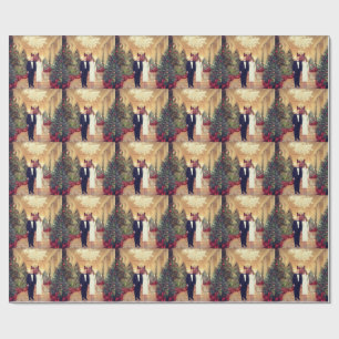 Trump US President White House Christmas Wrapping Paper
