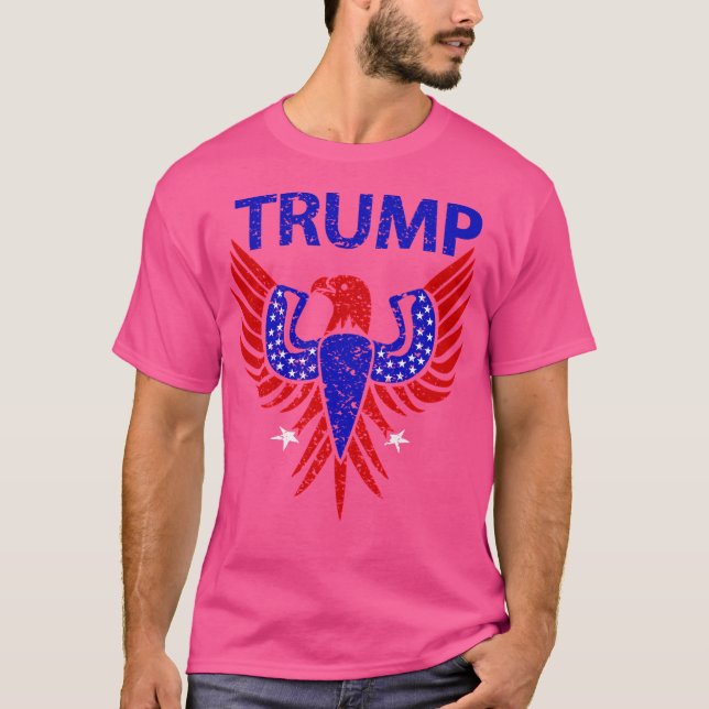 Trump Usa American Bird T-Shirt (Front)