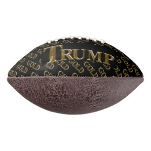 TRUMP USA GOLD AMERICAN FOOTBALL