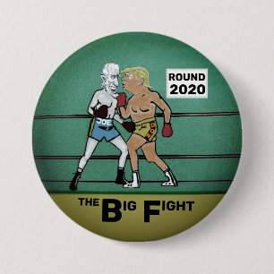 Trump V. Biden 7.5 Cm Round Badge