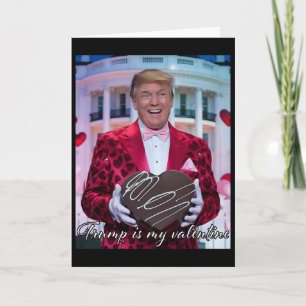 Trump Valentine Hearts February 14th Patriotic Rep Card