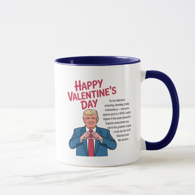 Trump Valentine's Day  Mug (Right)