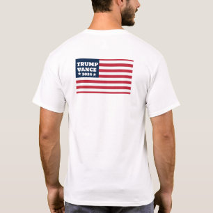 Trump Vance 2024 American Flag Tee