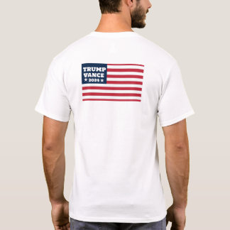 Trump Vance 2024 American Flag Tee