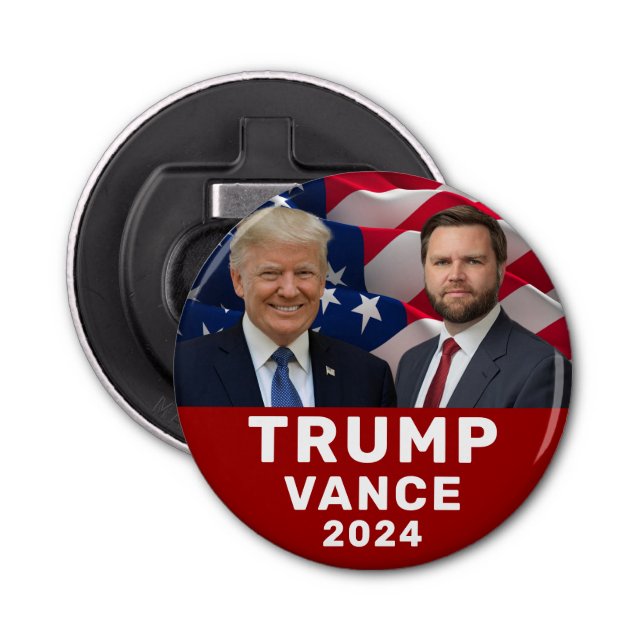 Trump Vance 2024  Bottle Opener (Front)