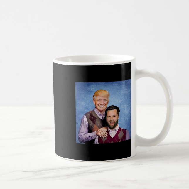 Trump Vance 2024 Brothers Funny Gifts Trump And Tr Coffee Mug (Right)