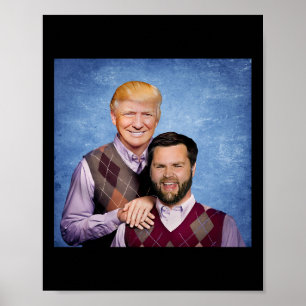 Trump Vance 2024 Brothers Funny Gifts Trump And Tr Poster