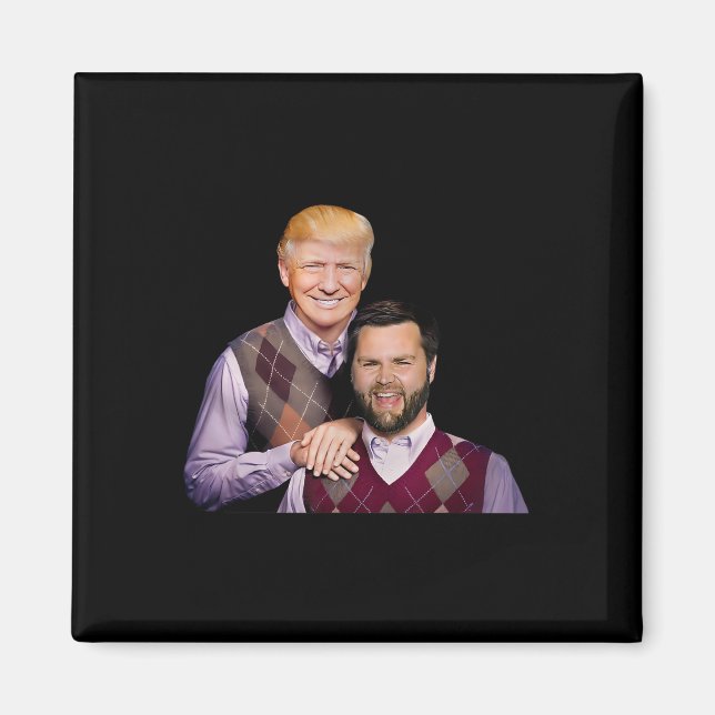 Trump Vance 2024 Brothers Funny Parody Trump J.d.  Magnet (Front)