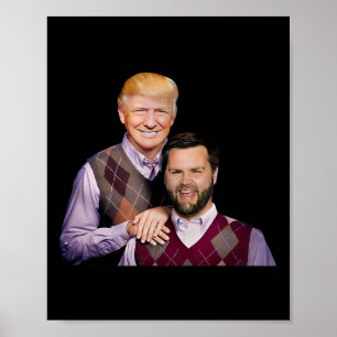 Trump Vance 2024 Brothers Funny Parody Trump J.d.  Poster