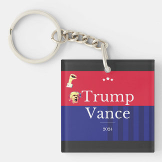 Trump Vance 2024 Campaign Shirt Key Ring