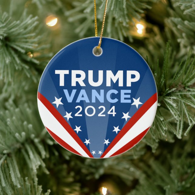 Trump Vance 2024 Ceramic Tree Decoration (Tree)