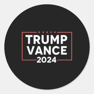 Trump Vance 2024 Classic Round Sticker