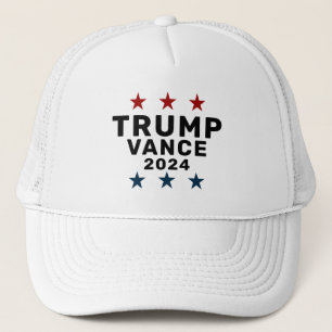 Trump Vance 2024 Classic Star Trucker Hat