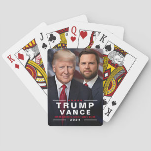 Trump Vance 2024 Collectable Campaign Photo Playing Cards