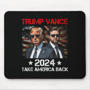 Trump Vance 2024 Donald Trump J.d. Vance Take Amer Mouse Mat