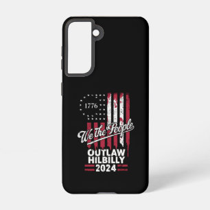 Trump Vance 2024 Donald Trump Outlaw Hillbilly  Samsung Galaxy Case