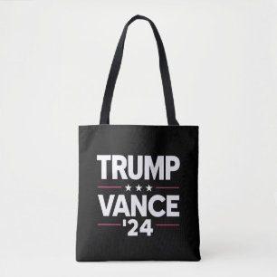 Trump Vance 2024 For President VP USA Election Tote Bag
