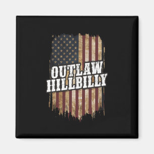 Trump Vance 2024 J.D. Vance Outlaw Hillbilly  Magnet