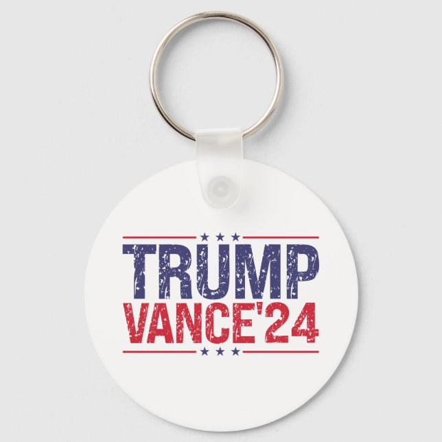 Trump Vance 2024  Key Ring (Front)