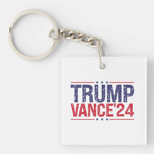 Trump Vance 2024  Key Ring (Front)