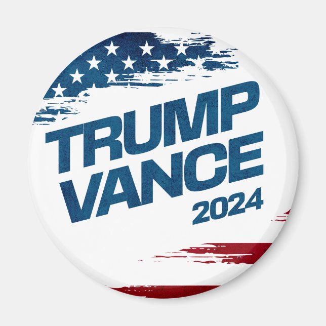 Trump Vance 2024 Magnet (Front)