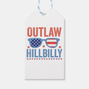 Trump Vance 2024 Outlaw Hillbilly Election Gift Tags