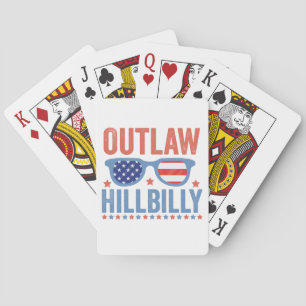 Trump Vance 2024 Outlaw Hillbilly Election Playing Cards