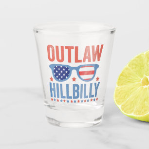 Trump Vance 2024 Outlaw Hillbilly Election   Shot Glass