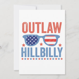 Trump Vance 2024 Outlaw Hillbilly Election Thank You Card