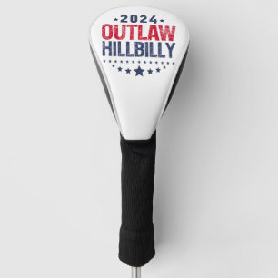 Trump Vance 2024 Outlaw Hillbilly US Flag Golf Head Cover