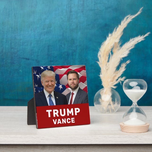 Trump Vance 2024  Plaque (Insitu)