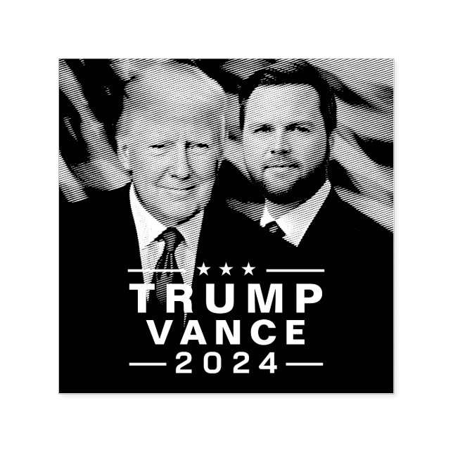 Trump Vance 2024 Political Campaign    Self-inking Stamp (Design)