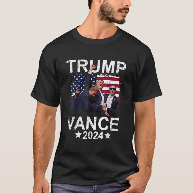 Trump Vance 2024 President Trump Supporters  T-Shirt (Front)