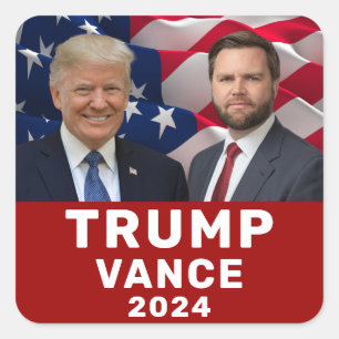 Trump Vance 2024  Square Sticker