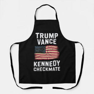 Trump Vance 2024 Trump Vance Kennedy Checkmate Apron