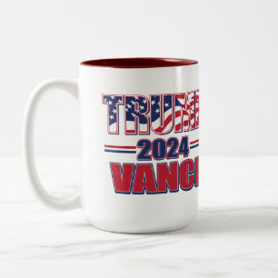 Trump Vance 2024 Two-Tone Coffee Mug