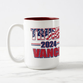 Trump Vance 2024 Two-Tone Coffee Mug