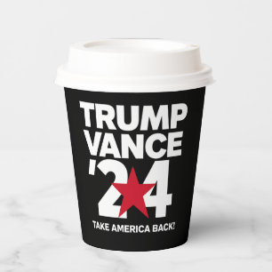 Trump Vance 2024 Vote Trump 2024 Election Paper Cups
