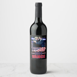 Trump Vance 2024 Wine Label